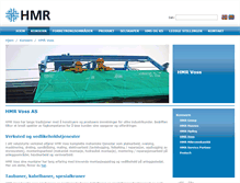 Tablet Screenshot of hmr-voss.no